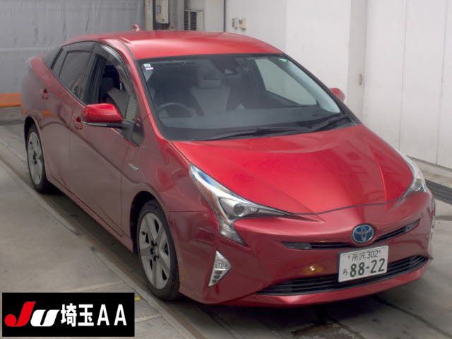 Japan Auction Vehicles 12 2017 Toyota Prius Aツーリングセレクション auction photo