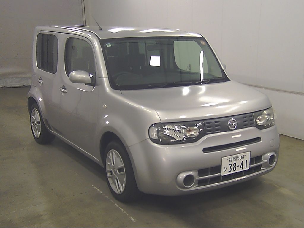 Japan Auction Vehicles 12 2012 Nissan Cube 15X Indigo + Plasma auction photo