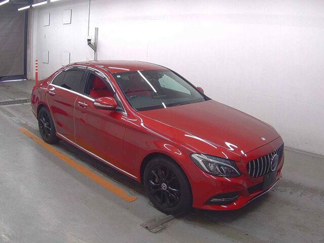 Japan Auction Vehicles 8 2015 Mercedes-Benz C-Class C200AG Radar Safety P auction photo