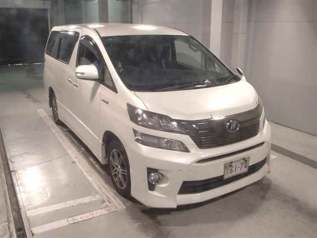 Japan Auction Vehicles 12 2012 Toyota Vellfire 4WD Hybrid ZR auction photo