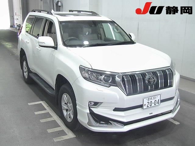 Japan Auction Vehicles 5 2022 Toyota Land Cruiser Prado 4WD TX L Package auction photo