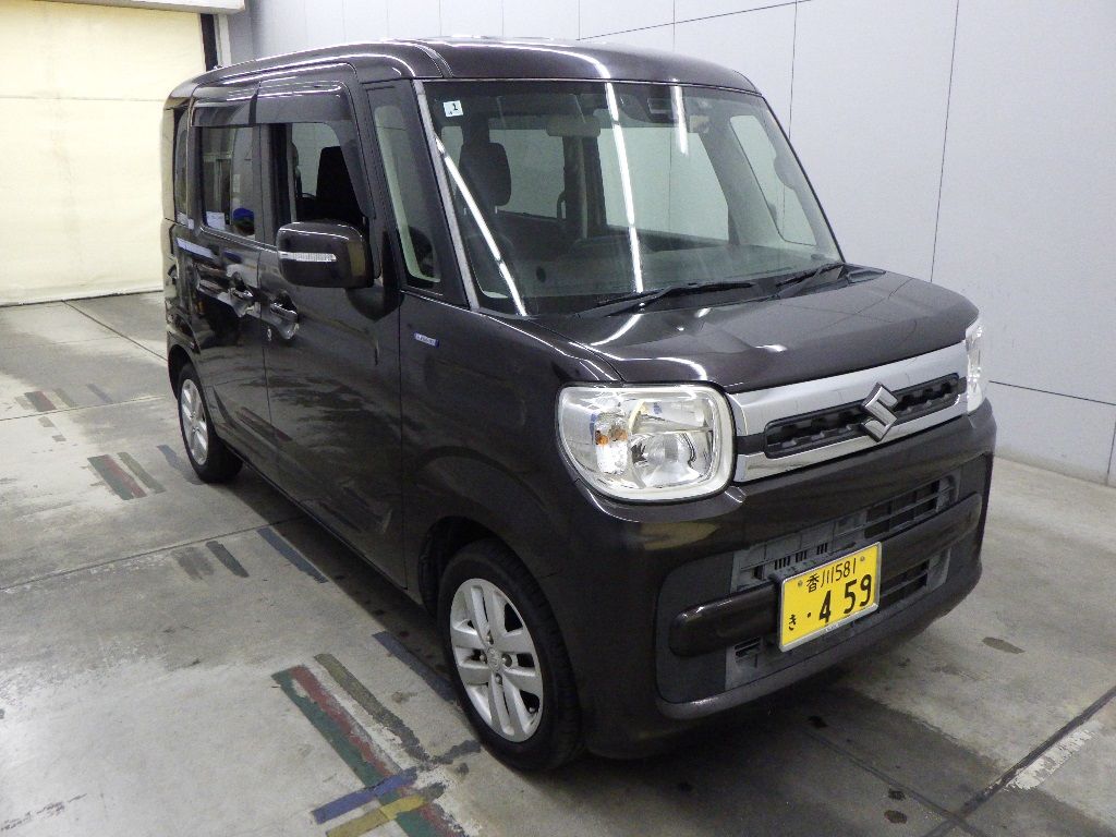 Japan Auction Vehicles 14 2019 Suzuki Spacia ハイブリッドX auction photo