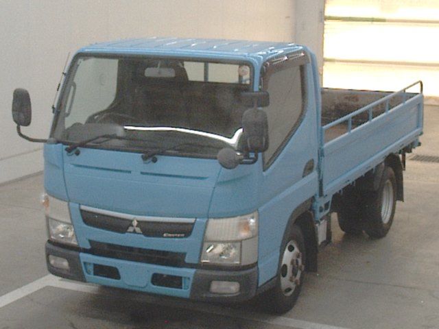 Japan Auction Vehicles 10 2017 Mitsubishi Fuso Canter Flatbed auction photo