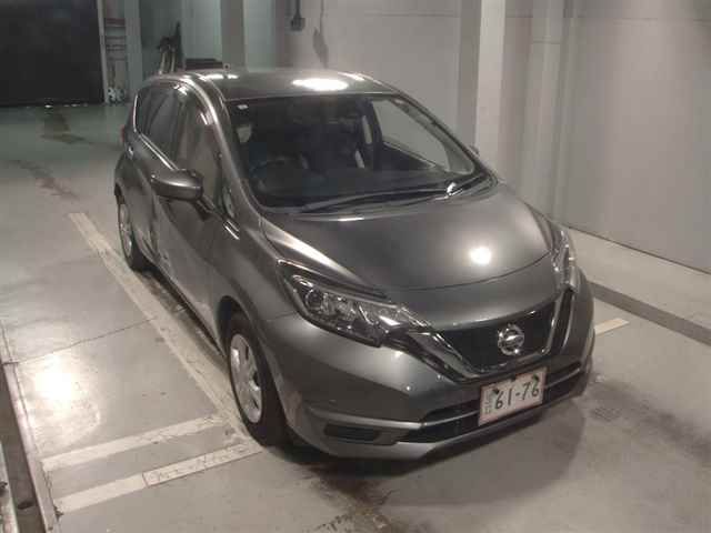 2017 Nissan Note Xエマージェンシーブレーキ Japan auction vehicle