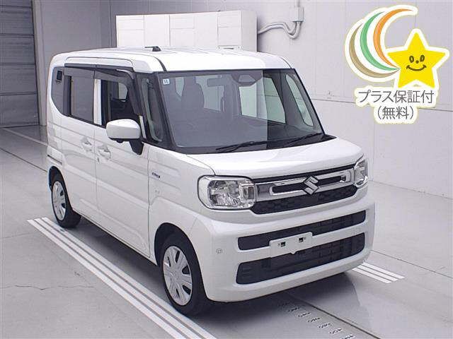 Japan Auction Vehicles 14 2024 Suzuki Spacia ハイブリッドGゼンホウイモニタ auction photo
