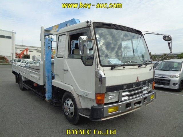 Japan Auction Vehicles 7 1986 Mitsubishi Fuso Fighter crane auction photo