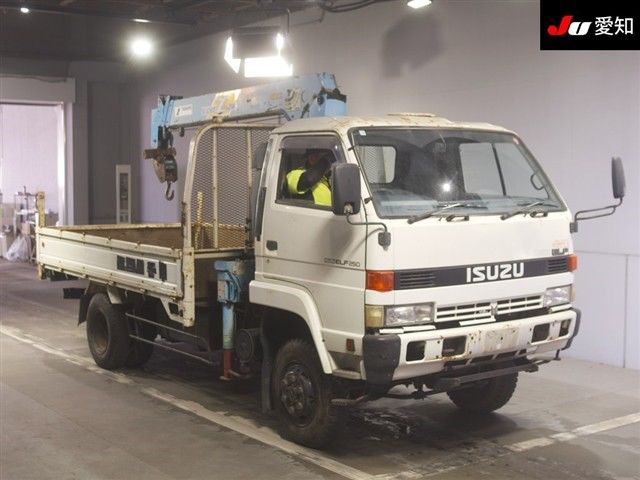 1991 Isuzu エルフ T ターボ ロング4WD 2t Japan auction vehicle