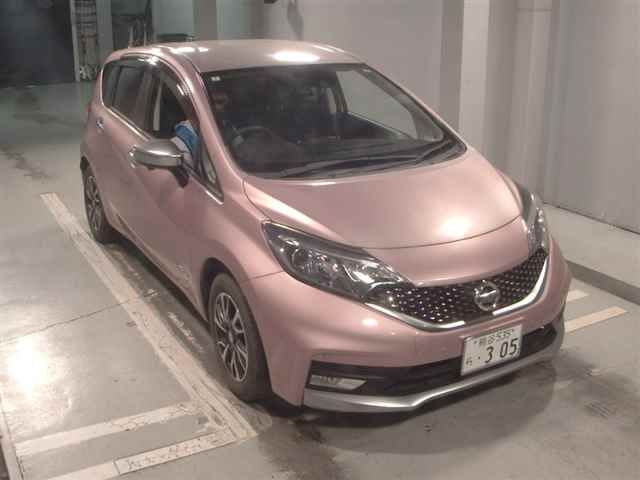 Japan Auction Vehicles 12 2018 Nissan Note e-パワーモードプレミアブラック auction photo