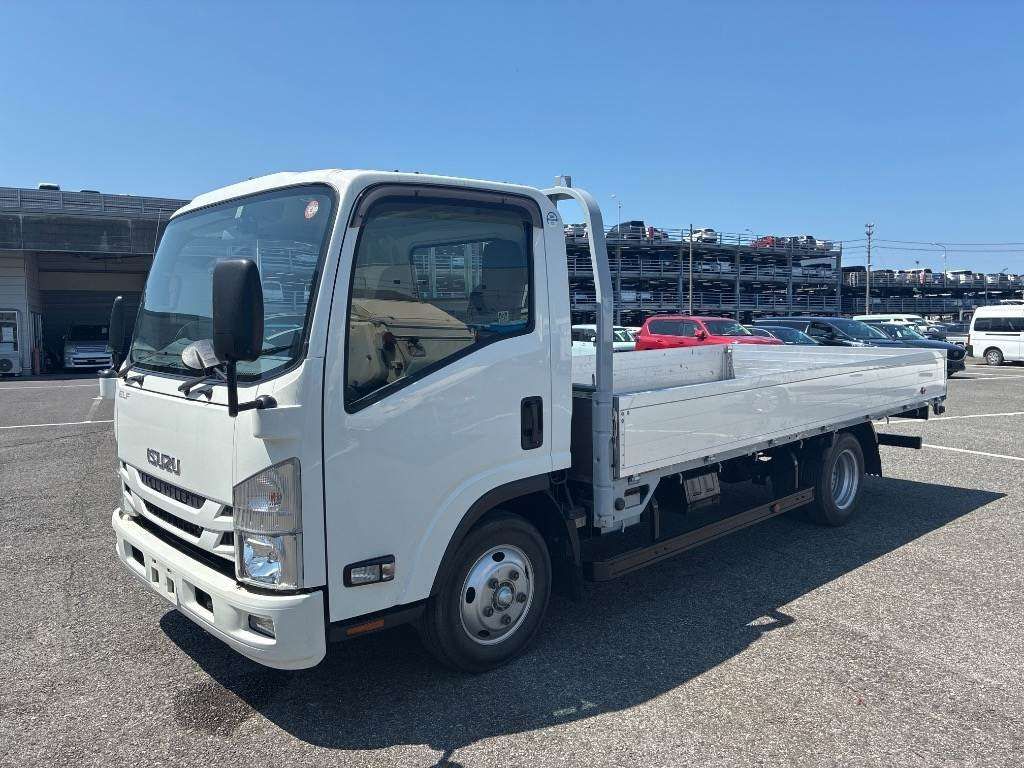 2018 Isuzu Elf Aluminum flat Japan auction vehicle