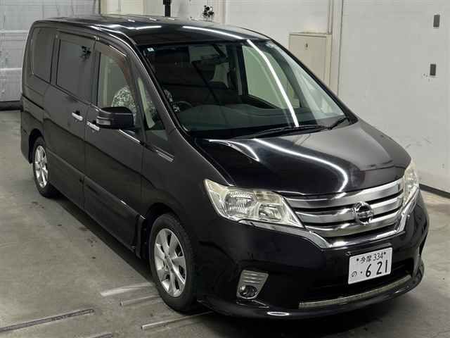2012 Nissan Serena Highway Star Japan auction vehicle