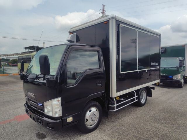 2014 Isuzu Elf キッチンカー 4WD auction photo 4