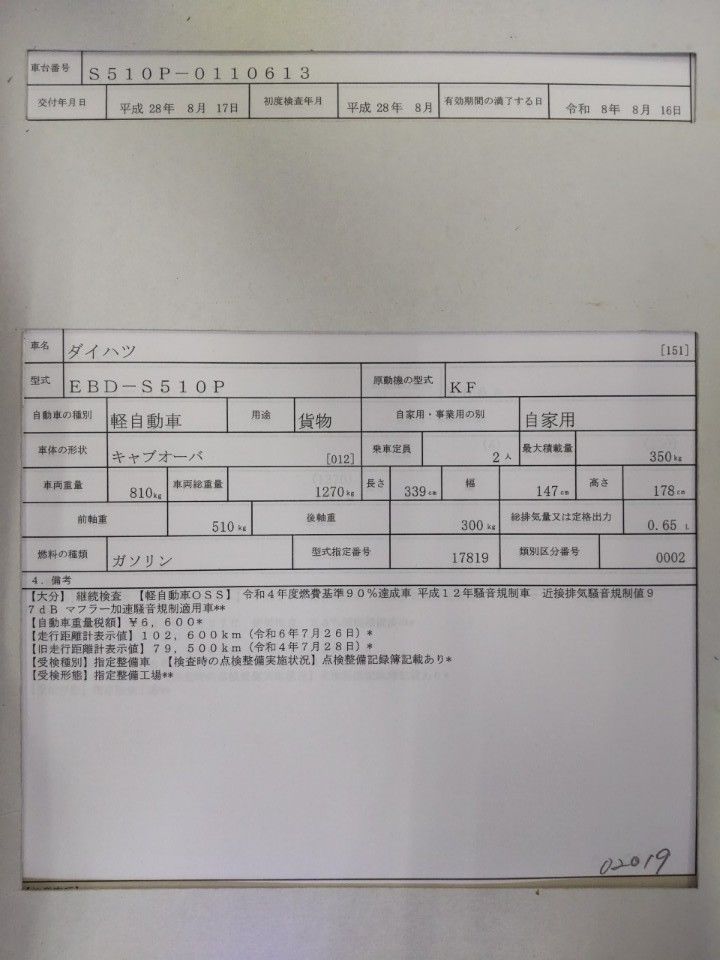 2016 Daihatsu Hijet auction photo 9