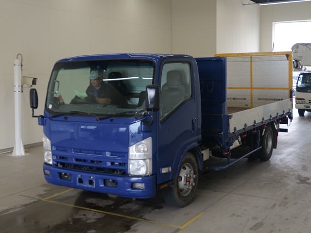 2008 Isuzu Elf Flat, Aluminum B, Long, Wide, Turbo Japan auction vehicle