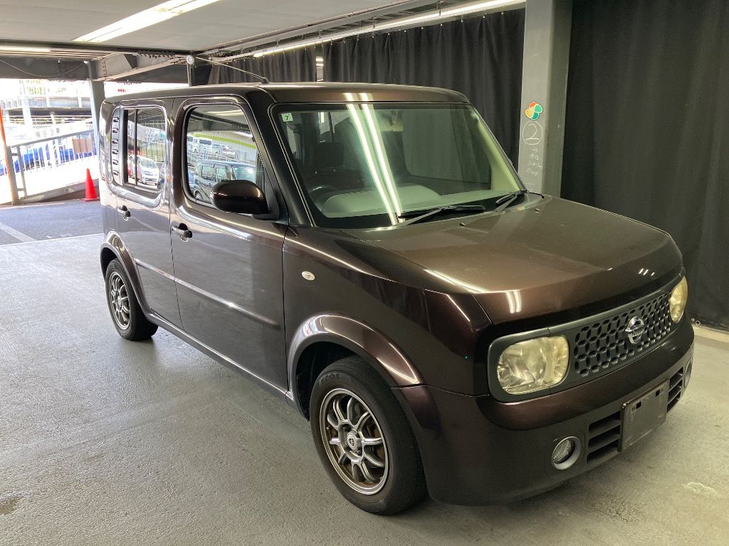 Japan Auction Vehicles 7 2007 Nissan Cube 15M プラスナビHDD auction photo