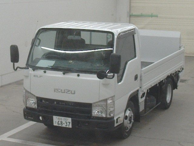 Japan Auction Vehicles 10 2013 Isuzu Elf Flatbed auction photo