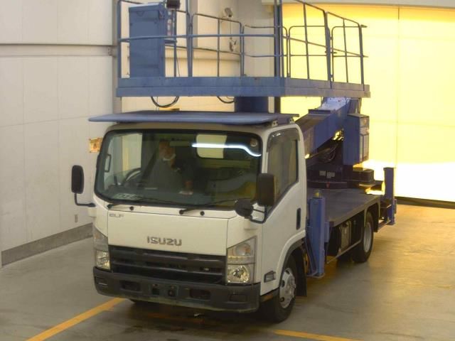 2008 Isuzu Elf 高所作業車 Japan auction vehicle