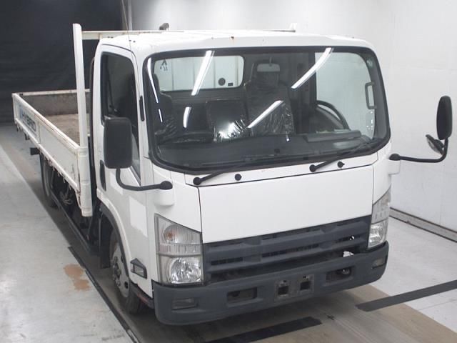 2010 Isuzu Elf Full flat low long Japan auction vehicle