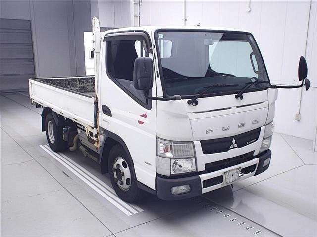 Japan Auction Vehicles 11 2015 Mitsubishi Fuso Canter 4WD Flatbed 2t auction photo