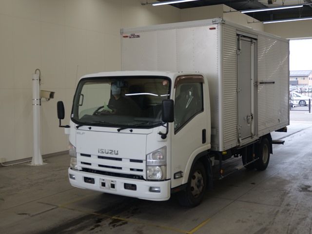 2012 Isuzu Elf Aluminum van Japan auction vehicle