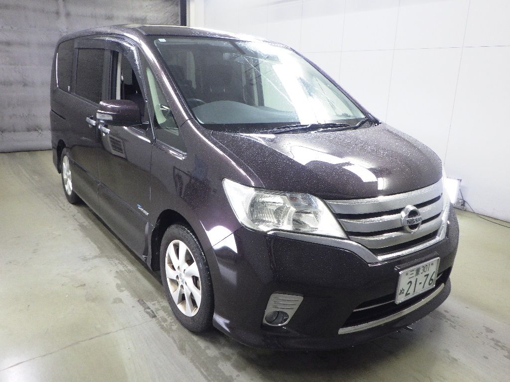 2012 Nissan Serena Highway Star S Hybrid Japan auction vehicle