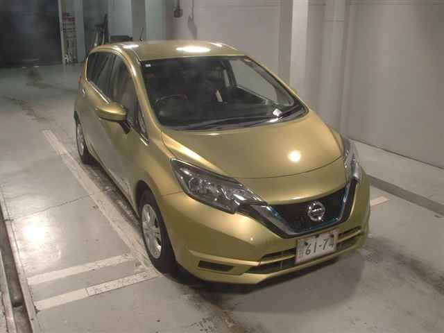 Japan Auction Vehicles 12 2018 Nissan Note e-POWER X auction photo