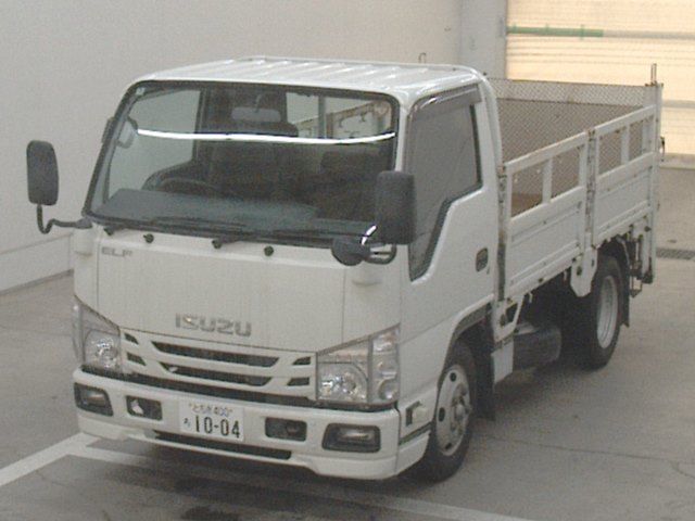 Japan Auction Vehicles 10 2018 Isuzu Elf 平ボディ auction photo