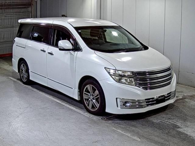 2012 Nissan Elgrand ライダー 黒クロスシート マニュアルシート Japan auction vehicle