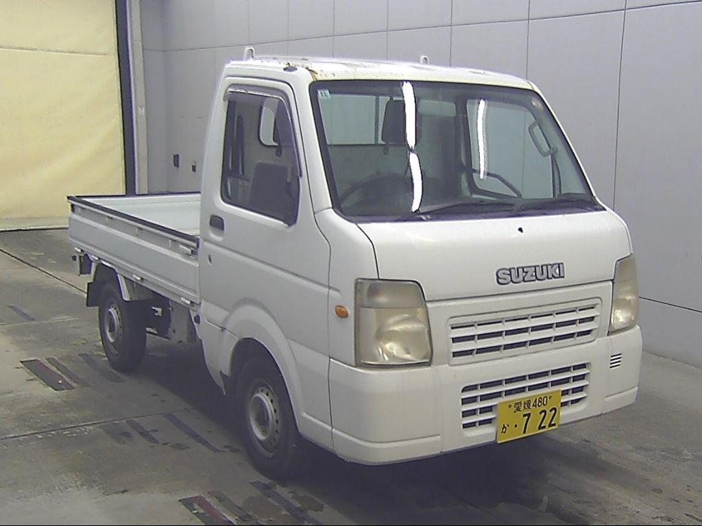2007 Suzuki キャリィ トラック 4WD FCエアコン-パワステショートホイールベース車 Japan auction vehicle