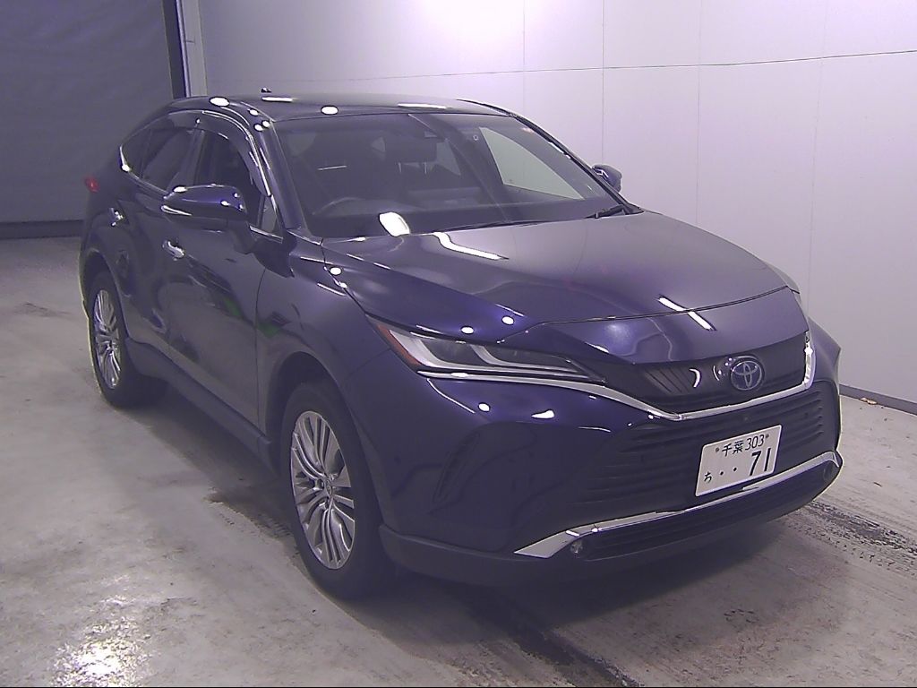 Japan Auction Vehicles 14 2021 Toyota Harrier 4WD ハイブリッドZレザーパッケージ auction photo