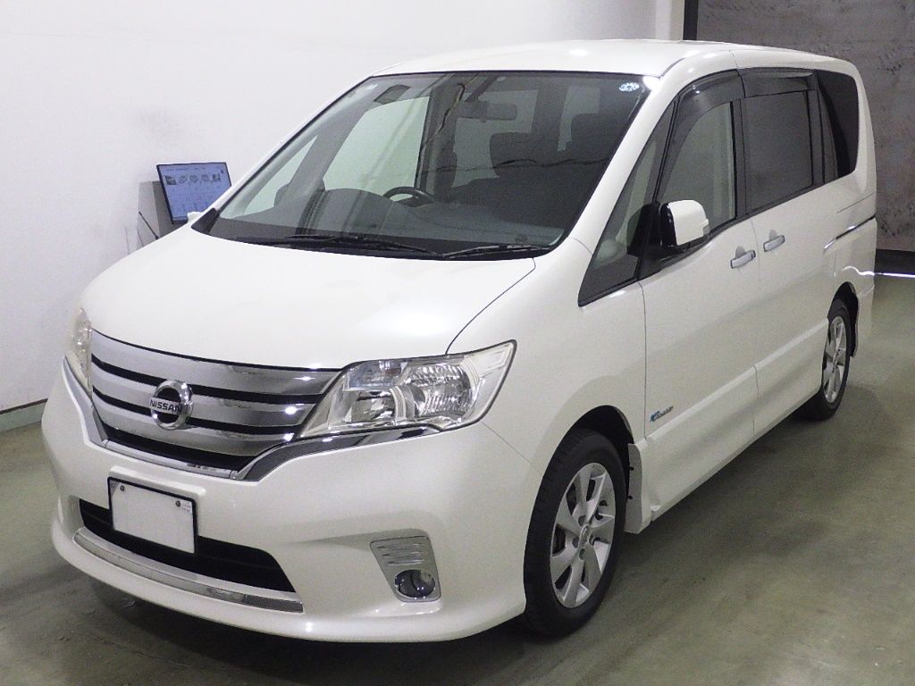 2013 Nissan Serena ハイウェイスターSハイブリッドVセレクション auction photo 4