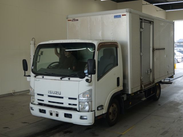 2012 Isuzu Elf アルミバン Japan auction vehicle