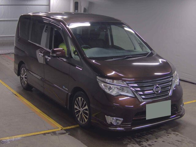 Japan Auction Vehicles 8 2015 Nissan Serena H-Star V Aero Safety 2 auction photo