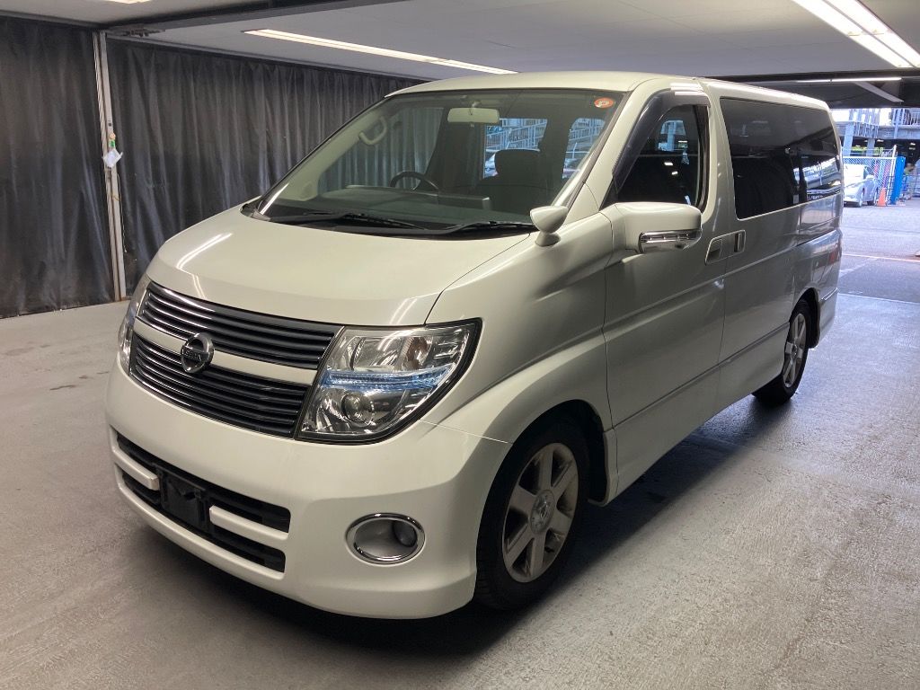 2010 Nissan Elgrand 250HWS ブラックレザー ナビエディション V auction photo 5