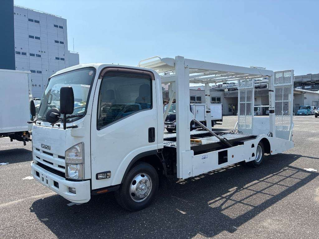 2014 Isuzu Elf Car carrier, 4WD Japan auction vehicle