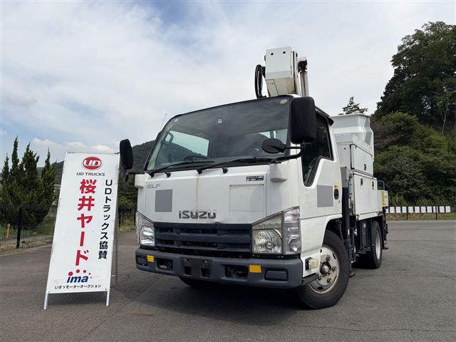 2012 Isuzu Elf 高所作業車 Japan auction vehicle