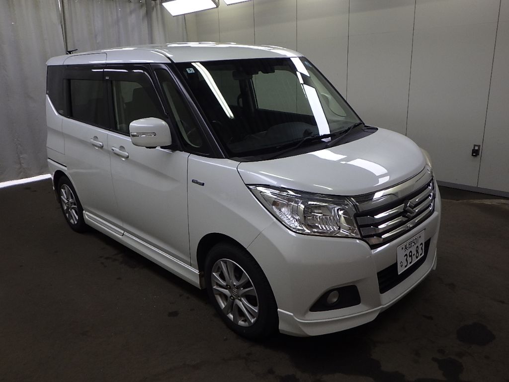 Japan Auction Vehicles 12 2016 Suzuki Solio 4WD ハイブリッドMZ auction photo