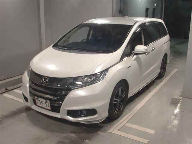 2016 Honda Odyssey ハイブリッドアブソルートホンダ auction photo 4