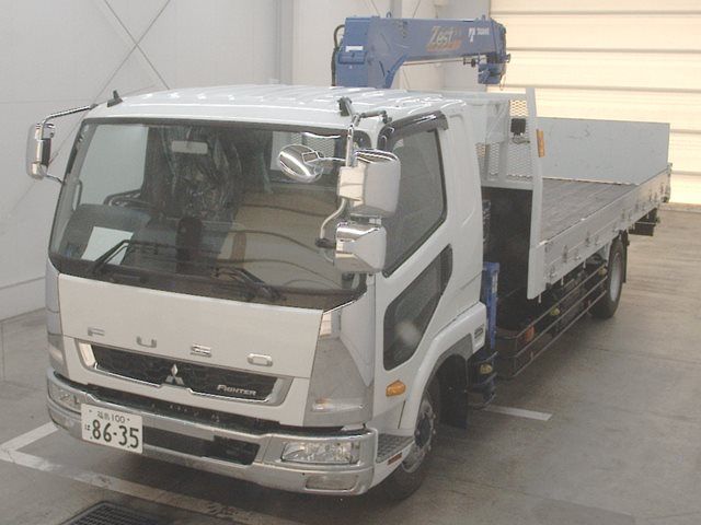Japan Auction Vehicles 10 2025 Mitsubishi Fuso Fighter With crane auction photo
