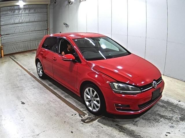 2014 Volkswagen ゴルフ TSIハイラインブルーモーションテクノロジー Japan auction vehicle