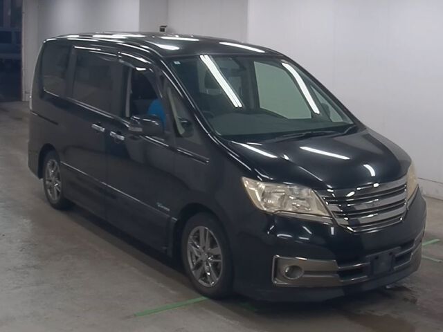 2012 Nissan Serena ライダブララインSHV Japan auction vehicle