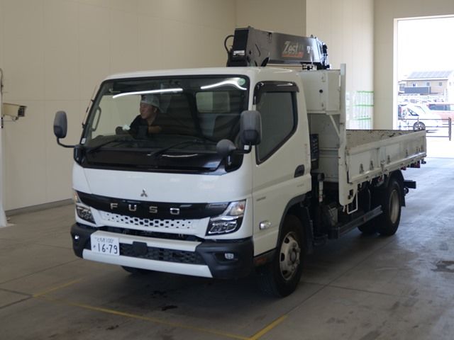 2022 Mitsubishi Fuso Canter Flat crane, 5-tier Japan auction vehicle