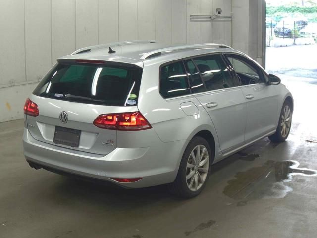 2014 Volkswagen VW ゴルフ ヴァリアントTSIハイライン BMT auction photo 3