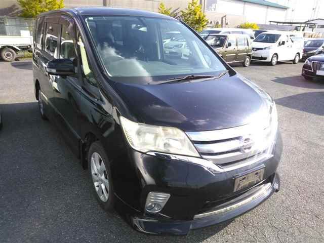 Japan Auction Vehicles 10 2012 Nissan Serena ハイウェイスターVセレクション auction photo