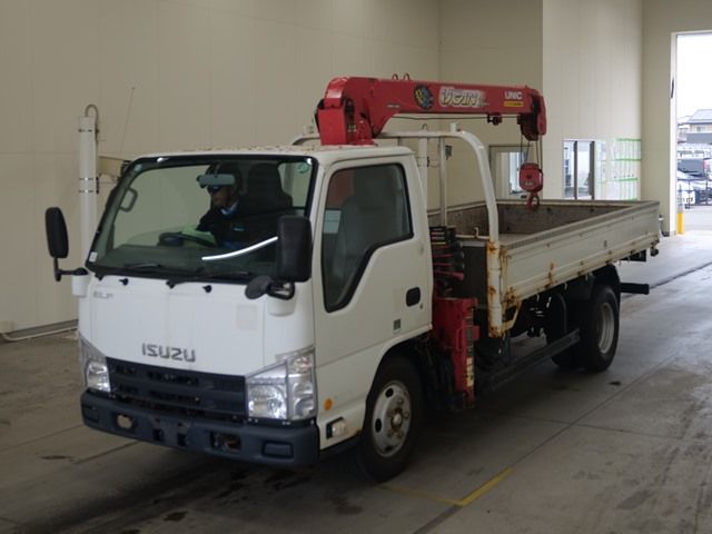 2011 Isuzu Elf ヒラ.クレーン Japan auction vehicle