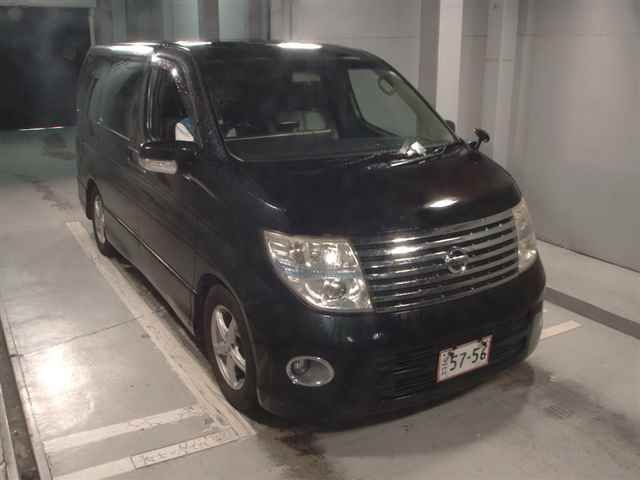Japan Auction Vehicles 12 2007 Nissan Elgrand ハイウェイスタースタイリッシュ auction photo