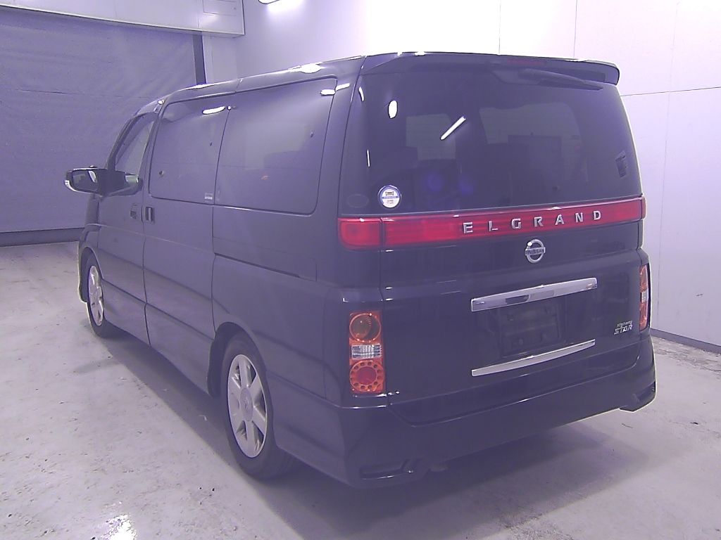2007 Nissan Elgrand ハイウェイスターブラックレザーLTD auction photo 5