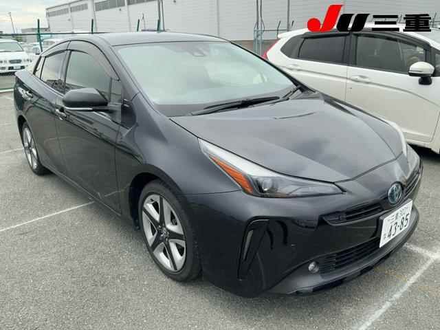 Japan Auction Vehicles 12 2021 Toyota Prius S Touring Selection Black auction photo