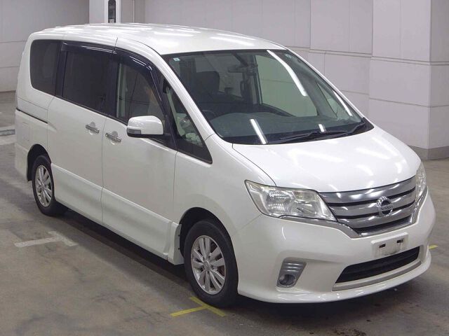 2012 Nissan Serena ハイウェイスターVセレク 4WD selected Japan auction vehicle