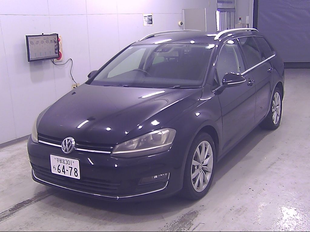 2014 Volkswagen ゴルフ ワゴン ヴァリアントTSIハイラインBMT auction photo 4