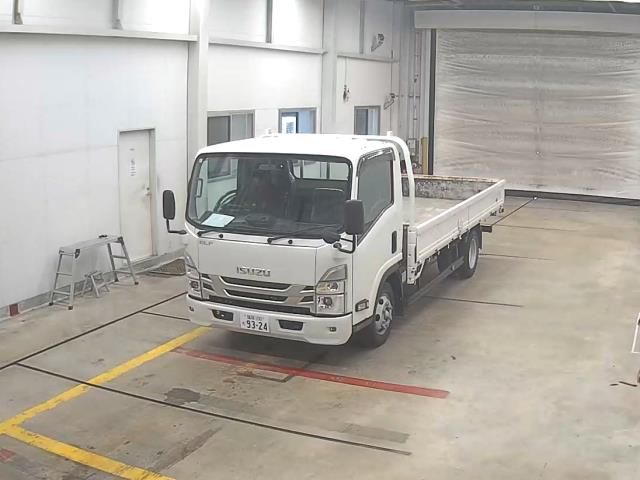 Japan Auction Vehicles 10 2021 Isuzu Elf Flatbed auction photo